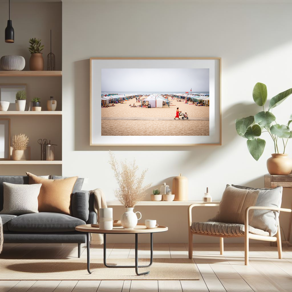 Strandszene in Nazaré