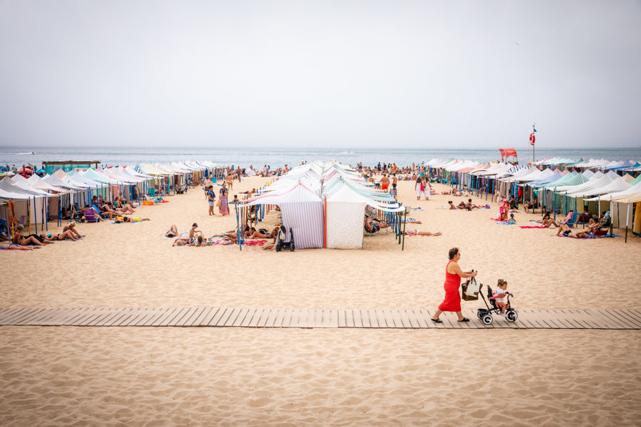 Strandszene in Nazaré