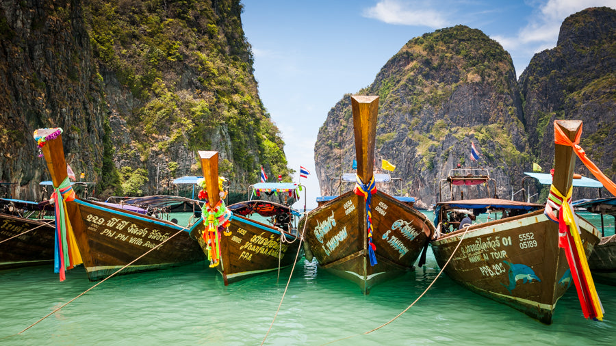 Longtail-Booe auf Ko Phi Phi