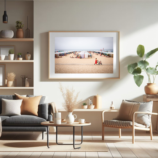 Strandszene in Nazaré